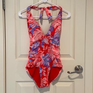 Brand new, one piece swimsuit, by red Carter.